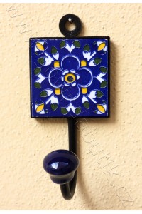 Vintage jednověšák - tm. modrý, 16 cm