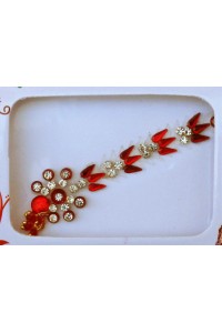 Ornamentální bindi se štrasovými kamínky