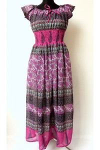 Maxi šaty - fialové