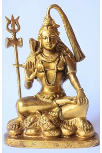 Mosazná socha Šivy, 2,82 kg