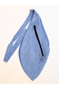 Pánský japa pytlík s kapsičkou, modrý