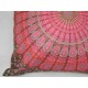 Povlak na polštář, 40x40 cm, růžová mandala