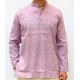 Pánská bavlněná košile, fialová žíhaná, vel.M,L,XL
