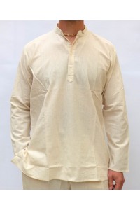 Pánská bavlněná košile, přírodně bílá, vel.S,M,L,XL,XXL