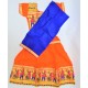 Veselé, holčičí polosárí Gujarat, oranžové vel.22