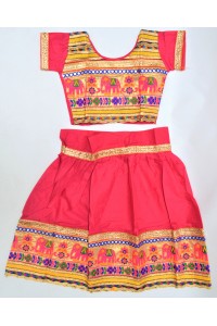 Veselé, holčičí polosárí Gujarat, magenta vel.22