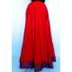 Krásná panelová, kolová sukně, jasně červená vel. S, M, L, XL
