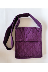 Parikramka - taška pro poutníky , fialová - 29 x 25 cm