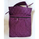 Parikramka - taška pro poutníky , fialová - 38 x 35 cm
