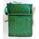 Parikramka - taška pro poutníky, zelená - 38 x 35 cm
