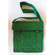 Parikramka - taška pro poutníky, zelená - 38 x 35 cm