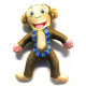 Textilní panenka - opice 16 cm