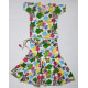 Veselý květinový set sukně s kurtičkou, vel.16, 20, 24