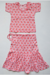 Dívčí set sukně s kurtičkou - broskvový, vel. 20,28,32