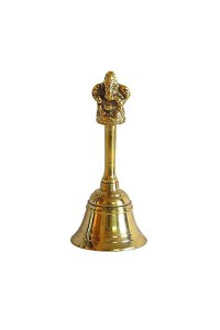 Mosazný zvonek malý vel.S, výška 8,5 cm