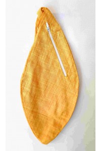 Pánský japa pytlík s kapsičkou, okrově žlutý