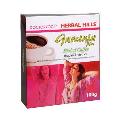 SLEVA Garcinia plus, bylinná káva 100 g - napomáhá při hubnutí