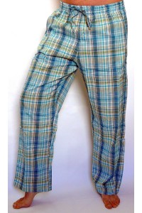 Pohodlné pánské kalhoty v pase na gumu a zavazování, vel. XL,XXL.