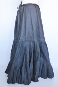 Bohatá, bavlněná spodnička černá, 8 m látky
