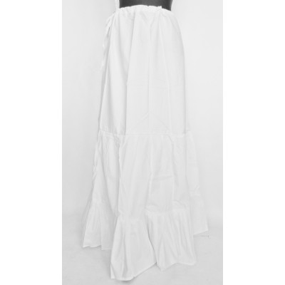 Bavlněná spodnička bílá, 4,5 m látky