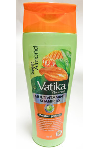 Multivitamínový šampon Vatika Dabur, sladké mandle 400 ml