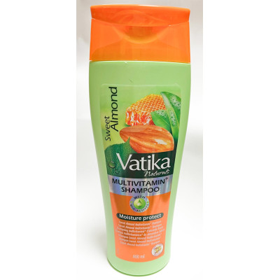 Multivitamínový šampon Vatika Dabur, sladké mandle 400 ml