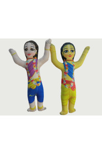 Mini Goura Nitái, textilní panenky 9 cm