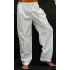 Pohodlné pánské kalhoty - bílé, vel.M,L,XL,XXL